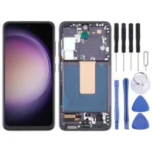 For Samsung Galaxy S23 SM-S911B TFT LCD Screen Digitizer Full Assembly with Frame, Not Supporting Fingerprint Identification
