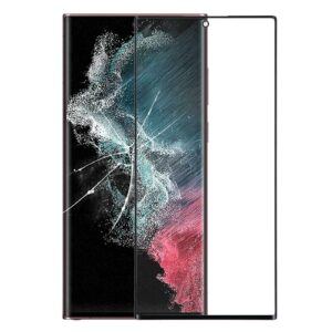 For Samsung Galaxy S22 Ultra Front Screen Outer Glass Lens with OCA Optically Clear Adhesive