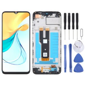 For ZTE Axon 50 Lite 8050 LCD Screen Digitizer Full Assembly with Frame (Black)