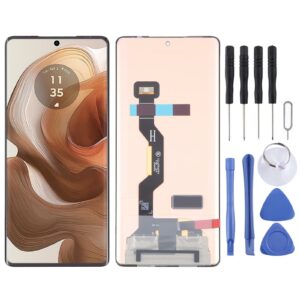 For Motorola Edge 50 Ultra Original P-OLED LCD Screen with Digitizer Full Assembly