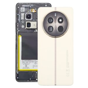 For Realme 12 Pro+ Original Battery Back Cover with Camera Lens Cover(White)