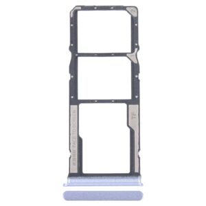 For Xiaomi Redmi 13R Original SIM Card Tray + SIM Card Tray + Micro SD Card Tray (Blue)