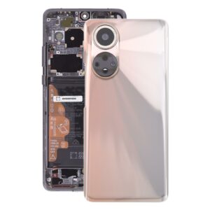 For Honor 50 Battery Back Cover with Camera Lens(Red)