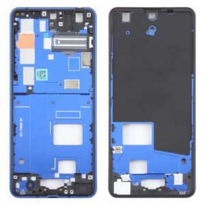 For Sharp Aquos R5G Original Middle Frame Bezel Plate (Blue)
