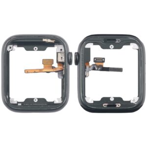 For Apple Watch Series 7 45MM LTE Aluminium Alloy Middle Frame Bezel Plate with Crown Spin Axis Flex Cable(Green)