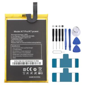For Oukitel K7 Pro 10000mAh Battery Replacement
