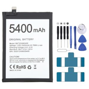 For DOOGEE X96 Pro BAT20X965400 5400mAh Battery Replacement