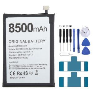 For DOOGEE S97 Pro BAT18735500 8500mAh Battery Replacement