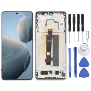 For Xiaomi Redmi K70E Original LCD Screen Digitizer Full Assembly with Frame (White)