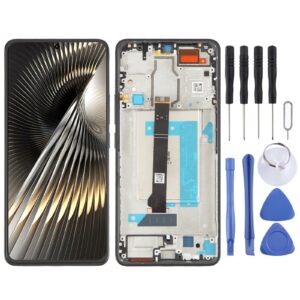 For Xiaomi Redmi Turbo 3 Original LCD Screen Digitizer Full Assembly with Frame (Black)