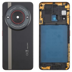 For ZTE nubia Focus Glass Battery Back Cover with Middle Frame / Camera Lens Cover(Black)