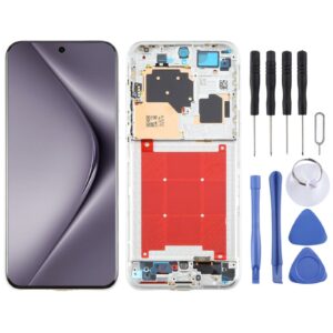 For Huawei Pura 70 Pro Original LCD Screen Digitizer Full Assembly with Frame (Silver)