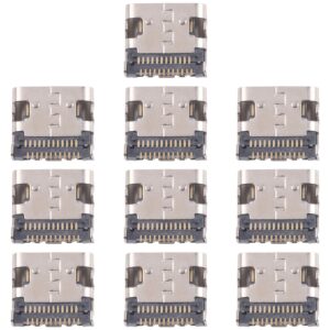 10pcs Original 12 Pin Charging Port Connector, Model:Four-pin Contacts