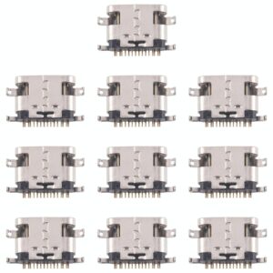 10pcs Original 12 Pin Charging Port Connector, Model:Upper Corner
