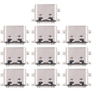 10pcs Original 12 Pin Charging Port Connector, Model:Four Pins Lower