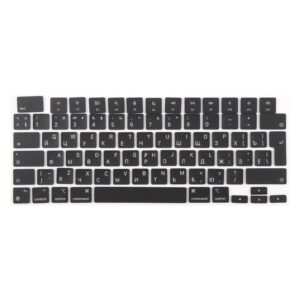 For MacBook A2681 A2941  A3113  A3114 UK Big Enter Version Keycaps, Language:Russian
