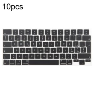 For MacBook A2681 A2941 A3113  A3114 10pcs UK Big Enter Version Keycaps, Language:Italy