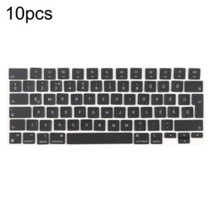 For MacBook A2681 A2941 A3113  A3114 10pcs UK Big Enter Version Keycaps, Language:Hungary