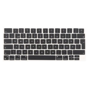 For MacBook A2442 A2485 A2779 A2780 A2991 A2992 A2918 UK Big Enter Version Keycaps, Language:Sweden