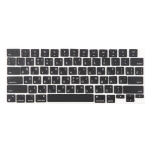 For MacBook A2442 A2485 A2779 A2780 A2991 A2992 A2918 US Small Enter Version Keycaps, Language:Russian