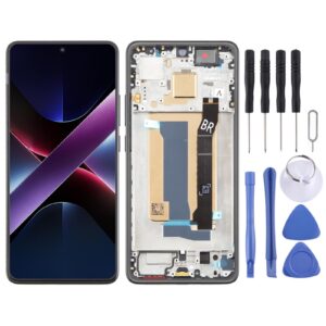 For Xiaomi Poco X7 Pro AMOLED Original LCD Screen Digitizer Full Assembly with Frame (Black)