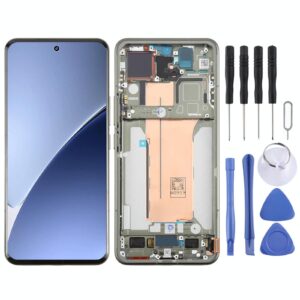 For Xiaomi 15 Pro AMOLED Original LCD Screen Digitizer Full Assembly with Frame (Green)