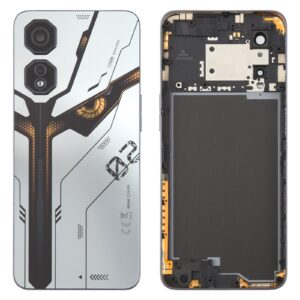 For ZTE nubia Neo 2 Z2352N Plastic Battery Back Cover with Camera Lens Cover(Silver)