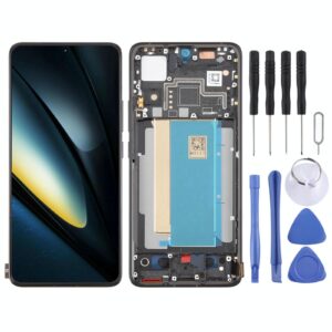 For Xiaomi Poco F6 Pro AMOLED Original LCD Screen Digitizer Full Assembly with Frame (Black)