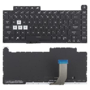 US Version Colorful 16 Pin Backlit Laptop Keyboard for Asus ROG Strix Scar G512 G512LV G512LW G512LI