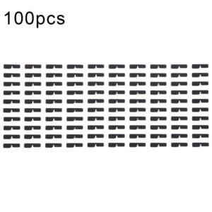 For iPhone 15 Pro Max 100pcs/set LCD Side Black Adhesive Sticker(04)