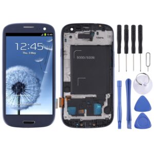 Original LCD Screen and Digitizer Full Assembly with Frame for Samsung Galaxy SIII / i9300