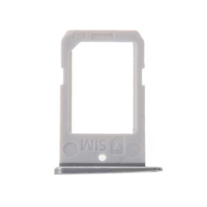 For Galaxy S6 Edge / G925 SIM Card Tray  (Silver)