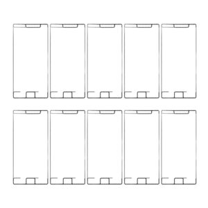 10 PCS for Sony Xperia XZ Premium Front Housing Adhesive