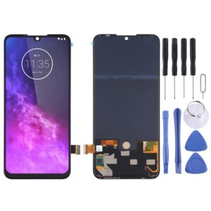 LCD Screen and Digitizer Full Assembly for Motorola One Zoom