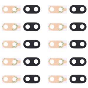 For Galaxy C8 / C710 10pcs Back Camera Lens Cover with Sticker (Black)