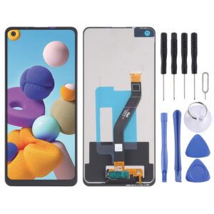Original Super AMOLED LCD Screen for Samsung Galaxy A21 with Digitizer Full Assembly