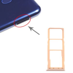 For Samsung Galaxy M10 SM-M105 SIM Card Tray + SIM Card Tray + Micro SD Card Tray