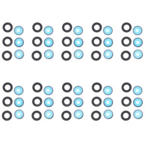 For Samsung Galaxy A52s SM-A528B 10pcs Back Camera Lens