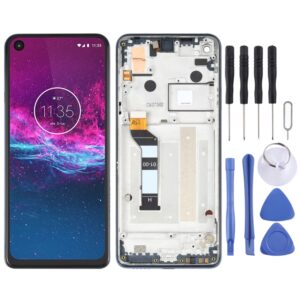 LCD Screen and Digitizer Full Assembly with Frame for Motorola One Action XT2013-1 XT2013-2 XT2013-4