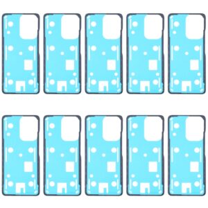 10 PCS Back Housing Cover Adhesive for Xiaomi Redmi K40 Pro / Redmi K40 / Poco F3