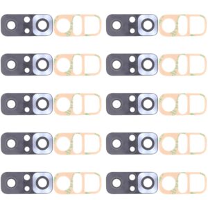 10 PCS Back Camera Lens for Xiaomi Redmi Note 10 Pro (India) / Redmi Note 10 Pro Max / Redmi Note 10 Pro M2101K6G M2101K6R M2101K6P M2101K6I
