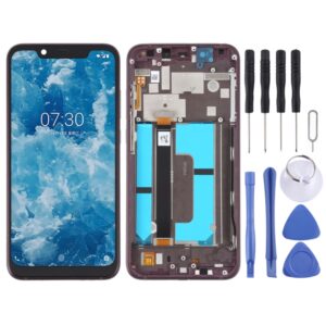 OEM LCD Screen For Nokia X7 / 8.1 / 7.1 Plus Digitizer Full Assembly with Frame