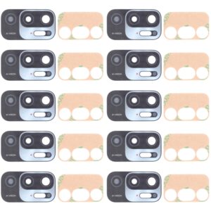 10 PCS Back Camera Lens for Xiaomi Redmi Note 10T 5G