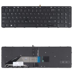 For HP Probook 650 G2 G3 655 G3 450 G3 841137-001 US Version Keyboard with Backlight and Pointing