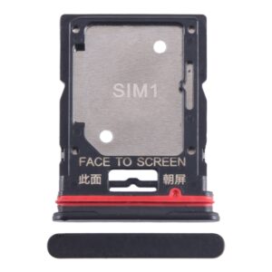 For Xiaomi Redmi Note 11T Pro SIM Card Tray + SIM Card Tray / Micro SD Card Tray