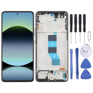 For Xiaomi Redmi Note 14 5G India AMOLED Original LCD Screen Digitizer Full Assembly with Frame