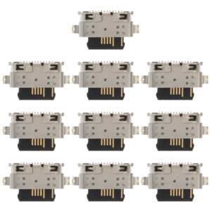 10pcs Charging Port Connector, For Alcatel 3T 10 2020 8094, For Alcatel 1T 10 2020 8092