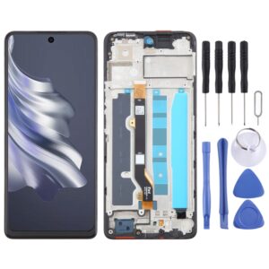 OEM LCD Screen Digitizer Full Assembly With Frame, For Tecno Spark 20 Pro 4G KJ6, For Tecno Spark 20C BG7n, For Tecno Camon 20 Pro CK7n, For Tecno Spark 10C KI5k, For Tecno Spark 10 KI5q, For Tecno Spark Go 2023 BF7n, For Tecno Spark 10 Pro KI7...