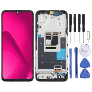 For T-Mobile REVVL 8 LCD Screen Digitizer Full Assembly with Frame