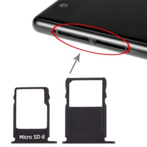 SIM Card Tray + Micro SD Card Tray for Nokia  3 TA-1020 TA-1028 TA-1032 TA-1038, For Nokia 3